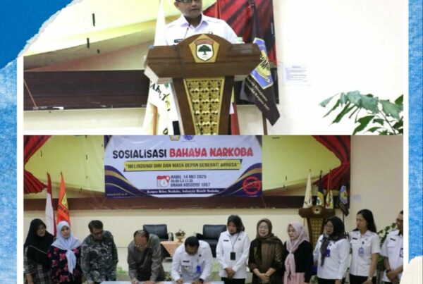 Penandatanganan Perjanjian Kerja Sama BNN Kota Jakarta Selatan dengan Institut Bisnis dan Informatika Kosgoro 1957