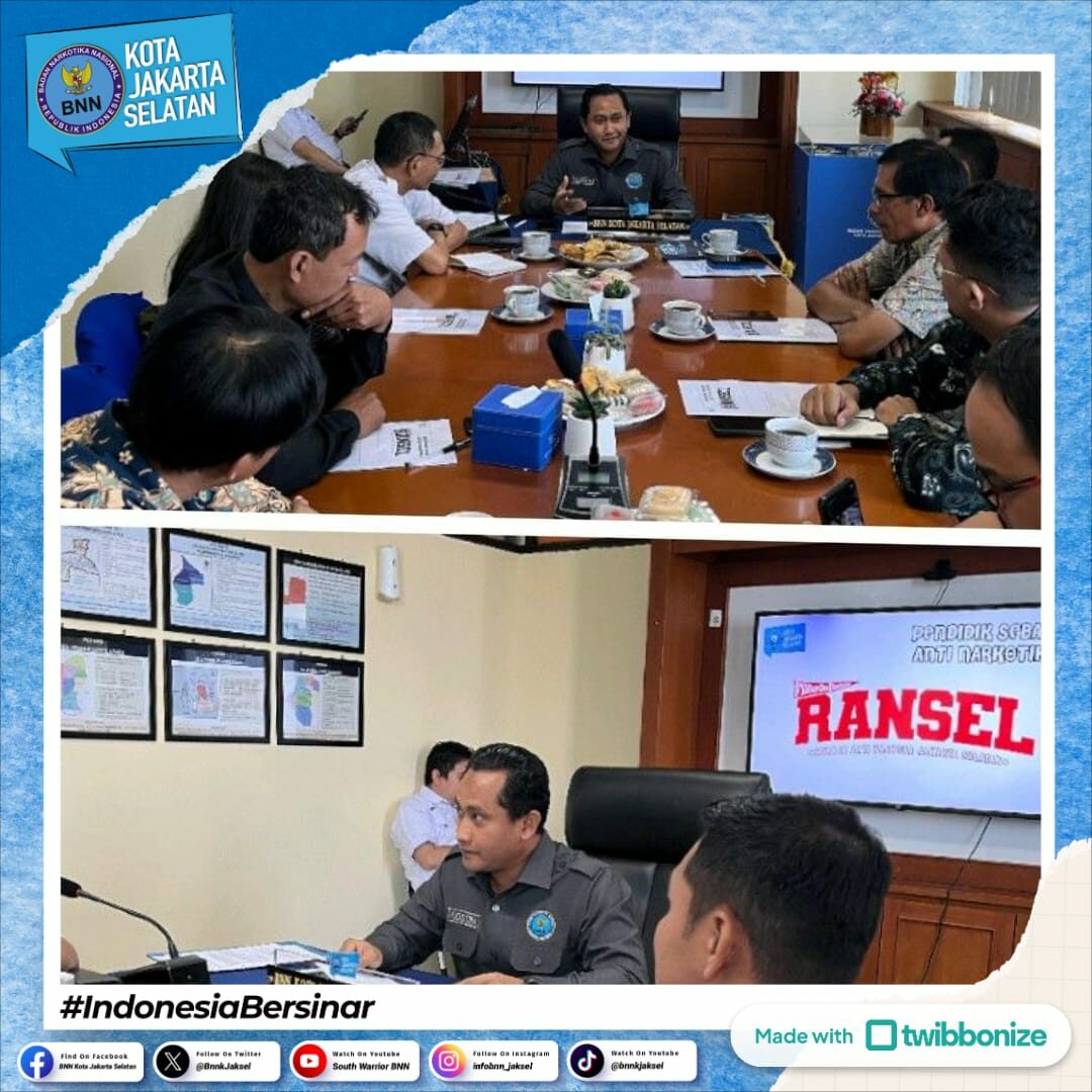 Pelaksanaan Rapat Lanjutan Koordinasi Lintas Sektor Pelaksanaan Pelatihan Teknis Pendidik Sebaya Anti Narkotika Pelaksanaan Rapat Lanjutan Koordinasi Lintas Sektor Pelaksanaan Pelatihan Teknis Pendidik Sebaya Anti Narkotika