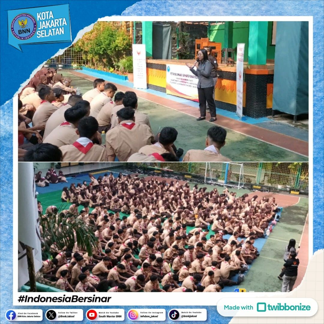 Kegiatan Kolaborasi Pra-Hari Anti Narkotika Internasional Tahun 2025 Sosialisasi Bahaya Penyalahgunaan Narkoba di Lingkungan Sekolah Kegiatan Kolaborasi Pra-Hari Anti Narkotika Internasional Tahun 2025 Sosialisasi Bahaya Penyalahgunaan Narkoba di Lingkungan Sekolah
