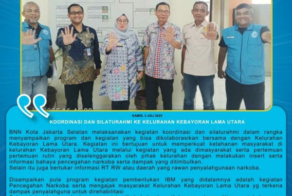 Koordinasi dan Silaturahmi ke Kelurahan Kebayoran Lama Utara