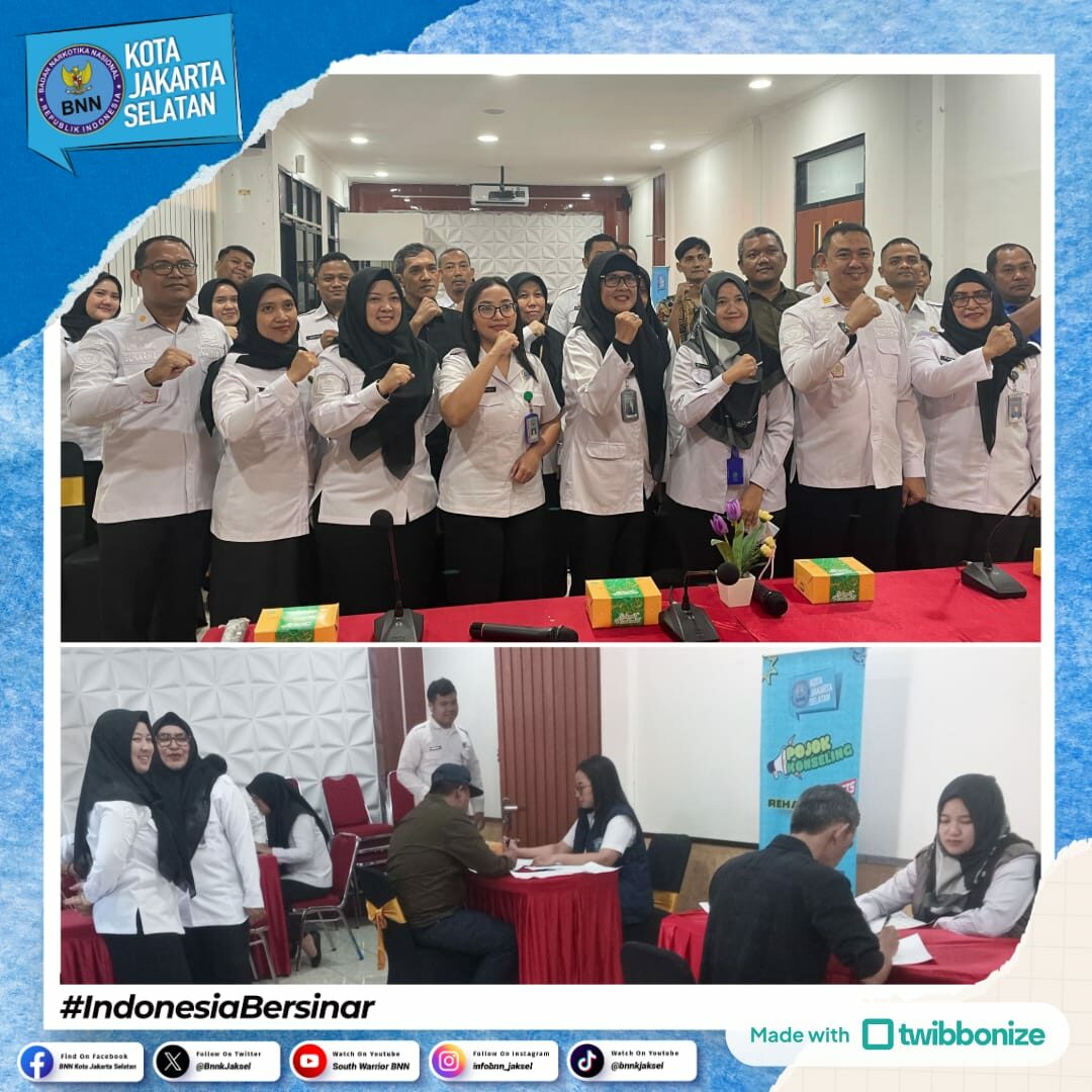 Rehabilitasi Penyalahguna Narkotika Klien Balai Pemasyarakatan Kelas I Jakarta Selatan Bersama BNN Kota Jakarta Selatan Rehabilitasi Penyalahguna Narkotika Klien Balai Pemasyarakatan Kelas I Jakarta Selatan Bersama BNN Kota Jakarta Selatan